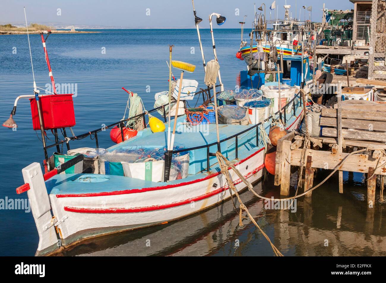 Cyprus, Potamos tou Liopetri, fishing port Stock Photo