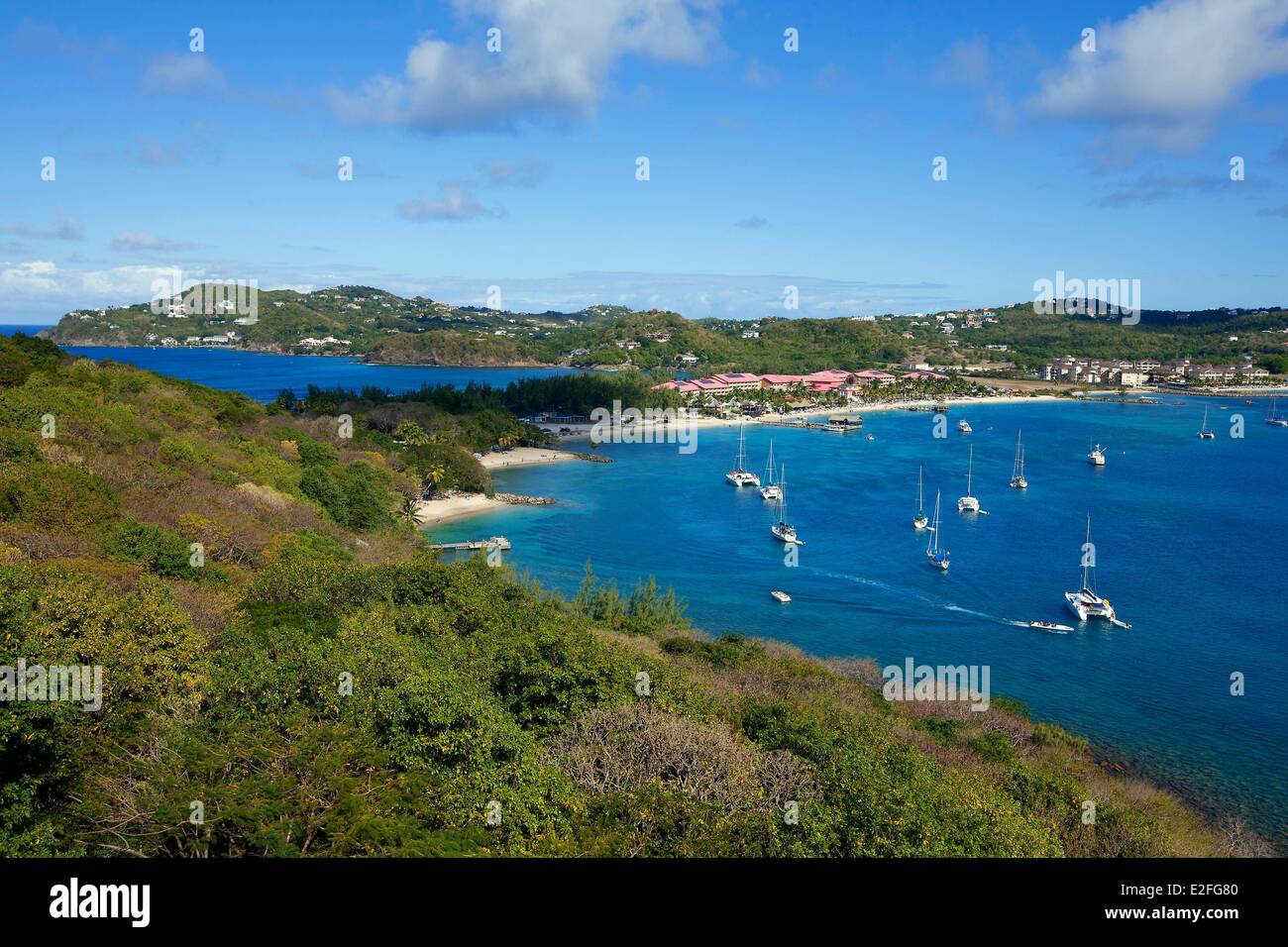 West Indies Caribbean Islands of the Wind Saint Lucia North Island Gros Islet District Rodney West Indies Caribbean Islands of the Wind Saint Lucia North Island Gros Islet District Rodney