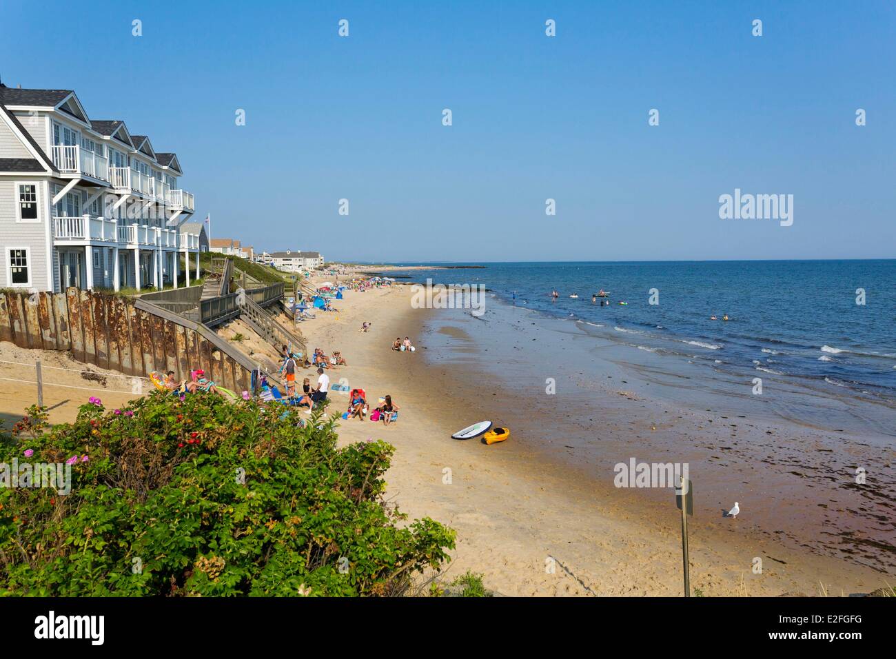 United States, Massachusetts, Cape Cod, Dennisport, Dennis Seashores, beaches Stock Photo