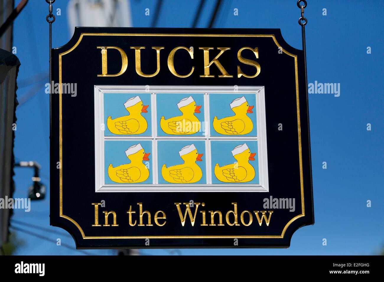 United States, Massachusetts, Cape Cod, Chatham, Main Street and its