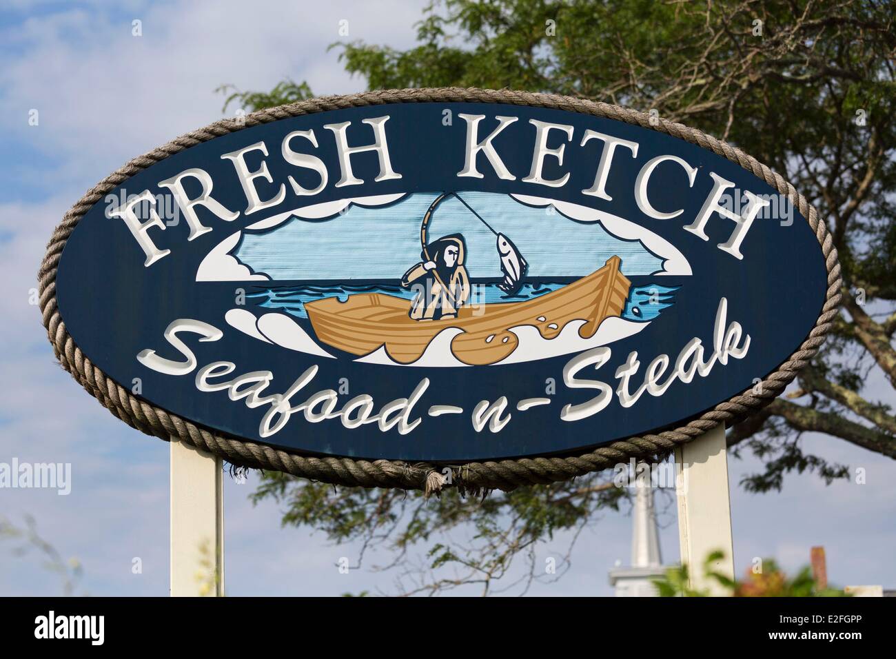 United States, Massachusetts, Cape Cod, Hyannis, Hyannisport, teaches a seafood and steaks