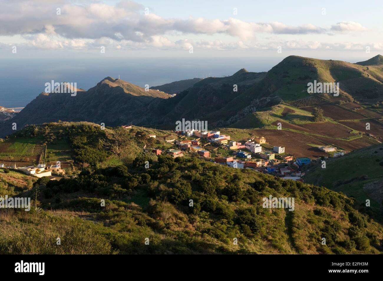 Spain, Canary Islands, Tenerife Island, Anaga Mountains Stock Photo