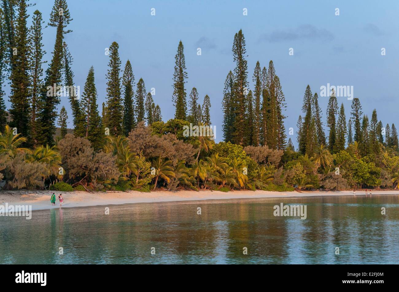 France, New Caledonia, Ile des Pins, Bay of Kanumera Stock Photo