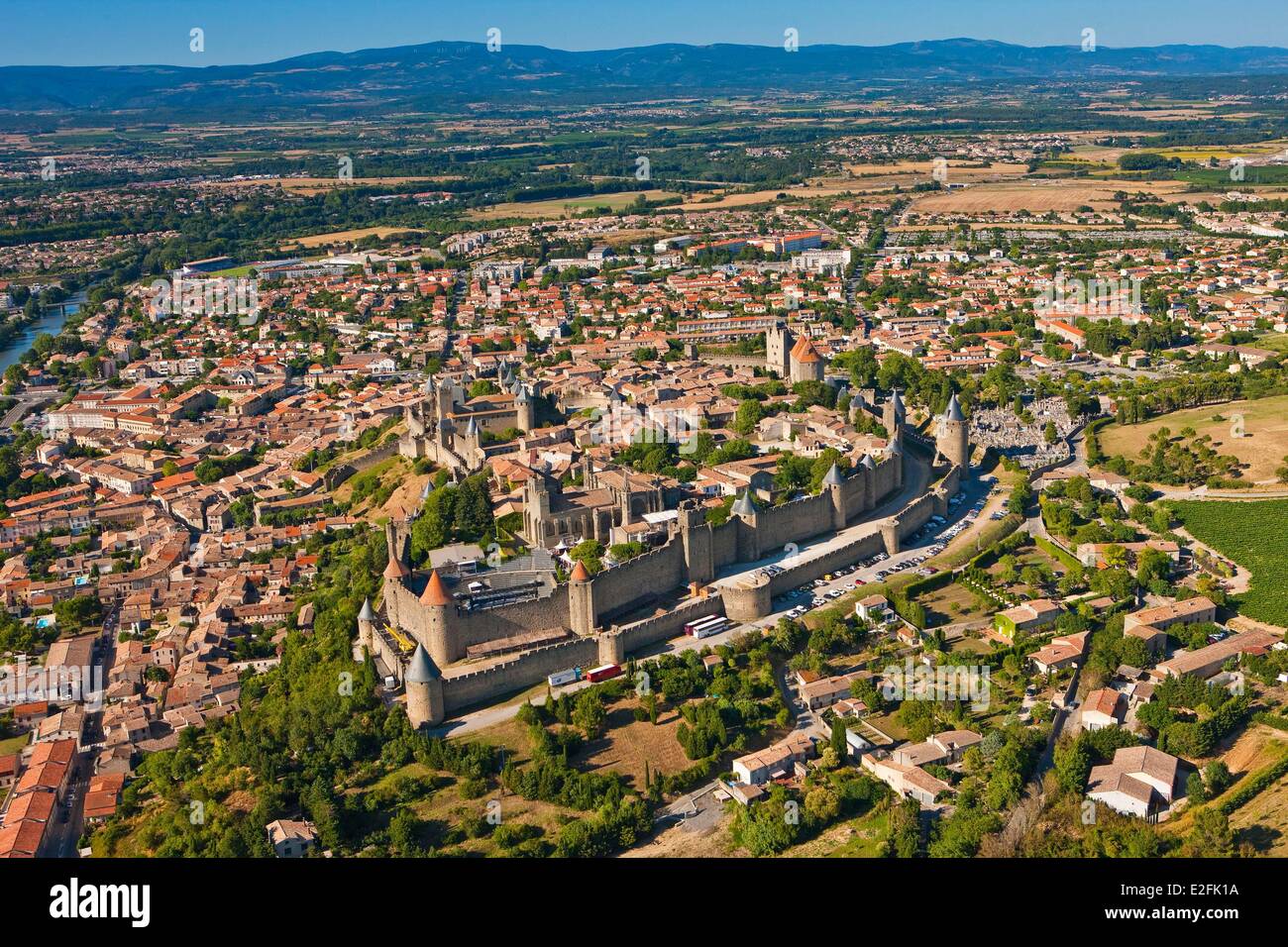Carcassonne Aerial High Resolution Stock Photography and Images - Alamy