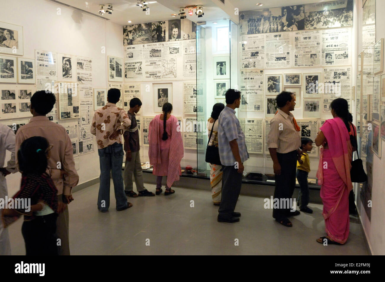 India New Delhi house museum and Indira Gandhi Memorial Stock Photo