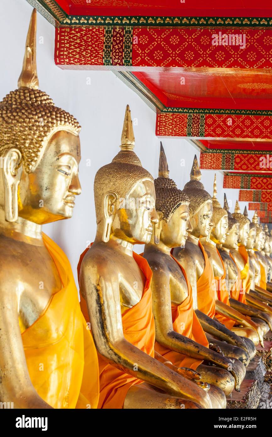 Thailand Bangkok Phra Nakhon Temple of the Reclining Buddha Wat Po (Wat ...