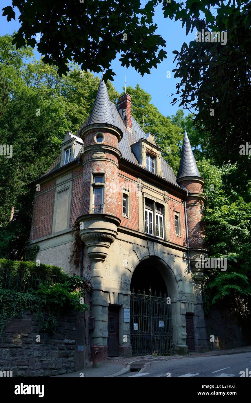 France Haut Rhin Mulhouse Rebberg district villa Ermitage built between 1866 and 1868 for the industrialist Alfred Koechlin Stock Photo