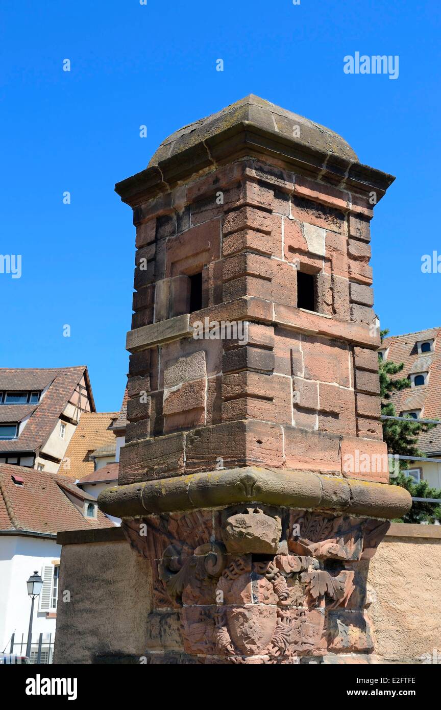 France Bas Rhin Strasbourg the Hopital Civil (Civil Hospital) main and historical site of the University Hospitals of Stock Photo