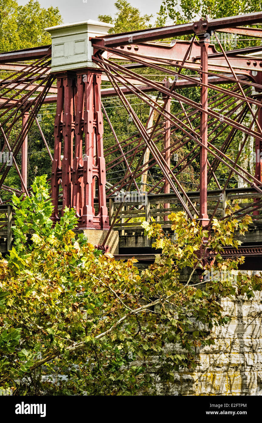 Bollman Iron Truss Railroad Bridge, Historic Savage Mill, 8600 Foundry