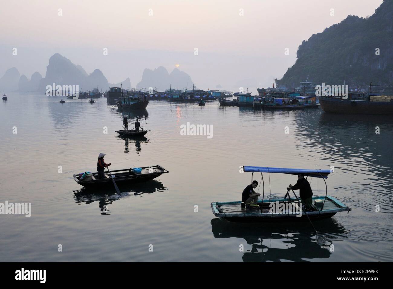 Vietnam Quang Ninh Province Halong Bay listed as World Heritage by