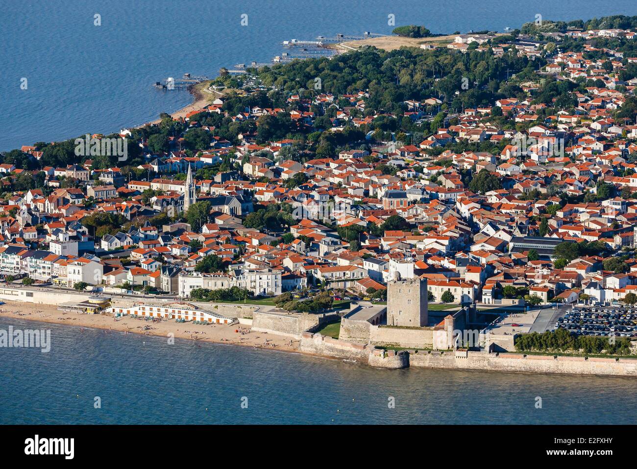 France Charente Maritime Fouras Vauban fort and the town (aerial view Stock  Photo - Alamy