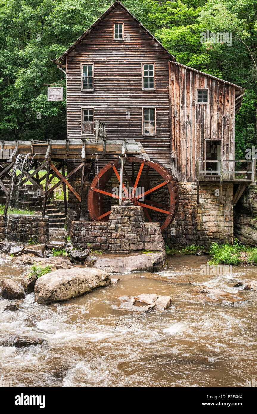 Glade Creek Grist Mill Babcock State Park Clifftop West