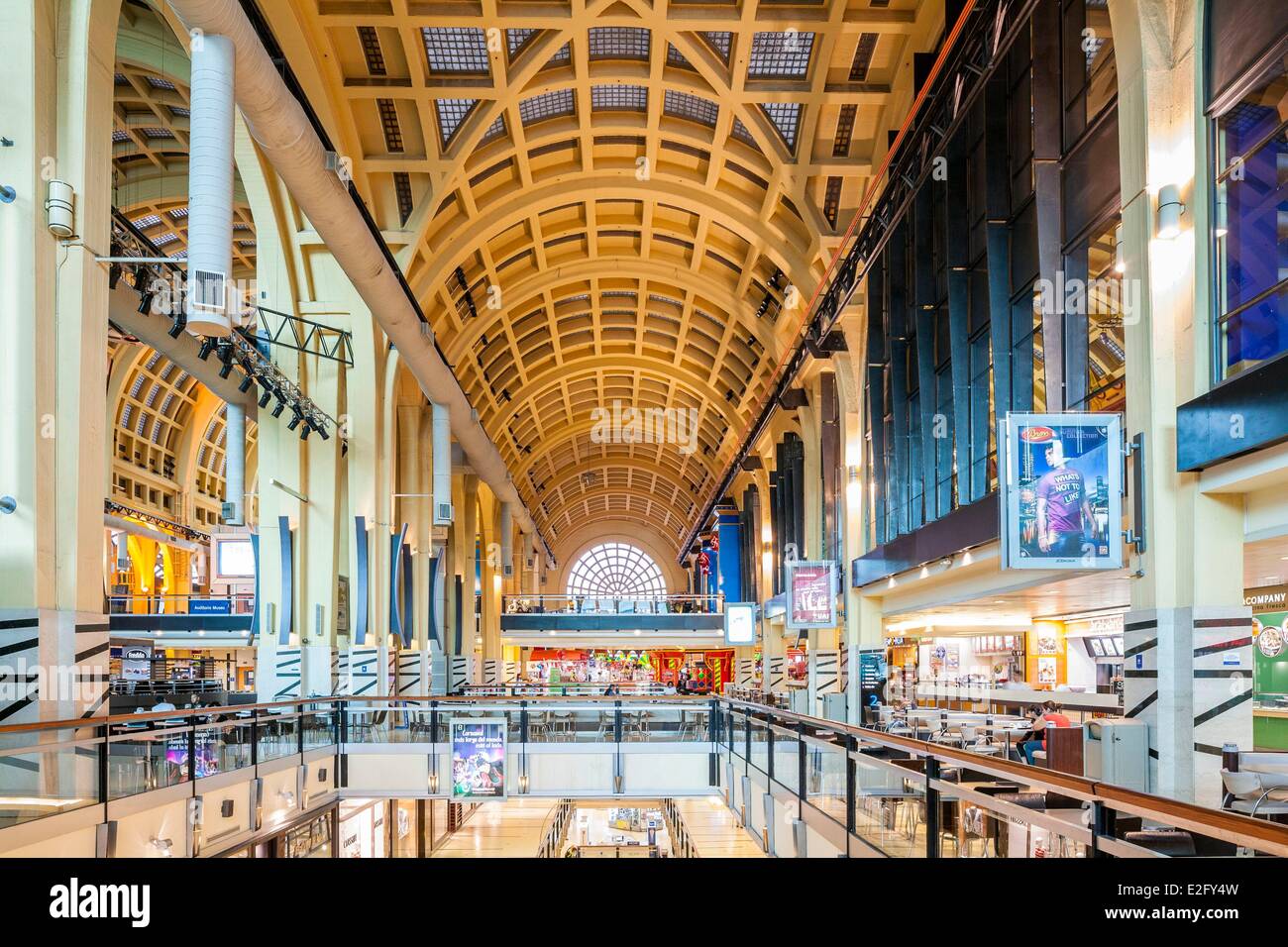 Argentina Buenos Aires Abasto district Abasto Shopping inaugurated in 1999 and housed in the old halls Art Deco in 1934 is the Stock Photo