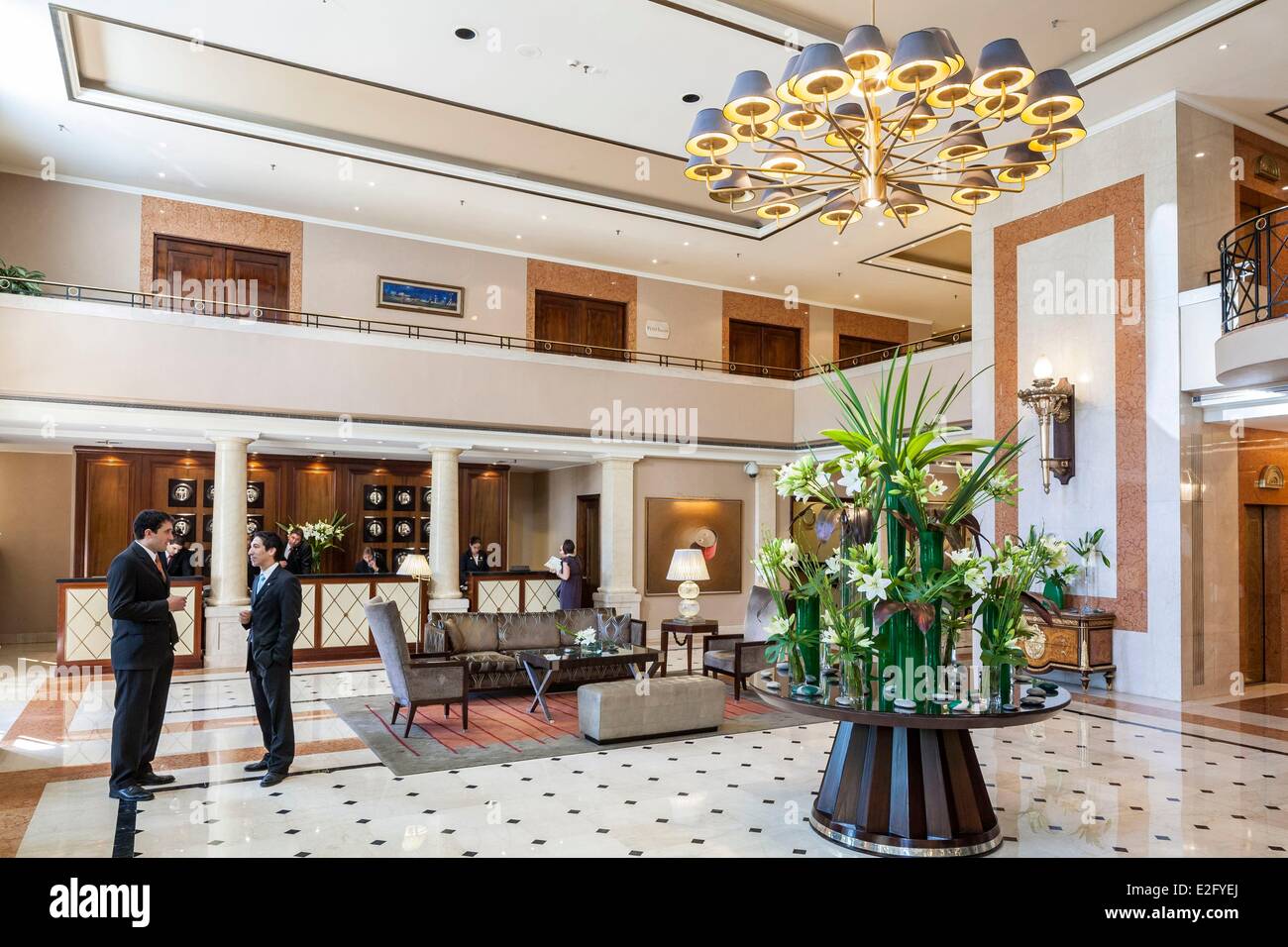 Argentina Buenos Aires Recoleta district Four Seasons Hotel opened in 1992  lobby Stock Photo - Alamy