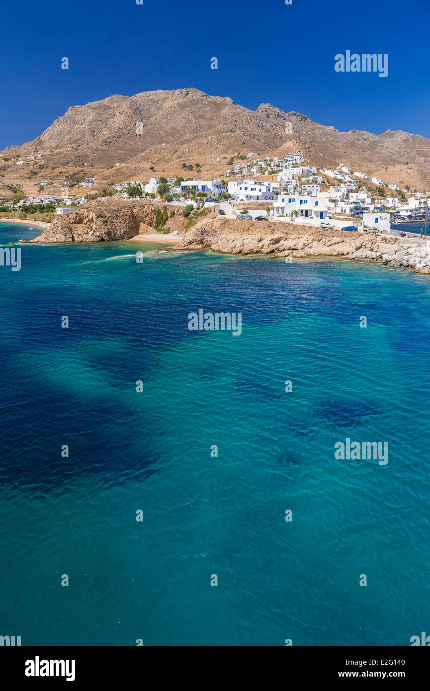 Greece Cyclades Islands Serifos Island Livadi bay Stock Photo