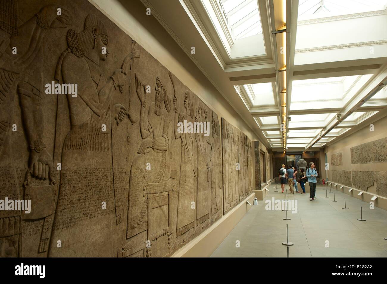 United Kingdom London Bloomsbury British Museum ancient Assyrian art Stock Photo