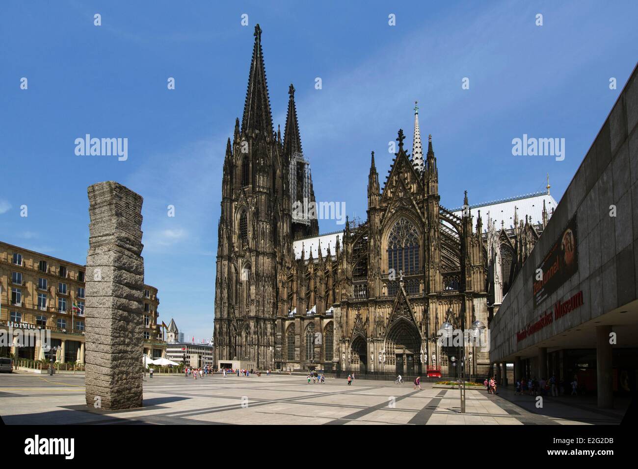 Allemagne Rhenanie-du-Nord-Westphalie Cologne la cathedrale de Cologne classee au Patrimoine mondial de l'UNESCO/Germany North Stock Photo