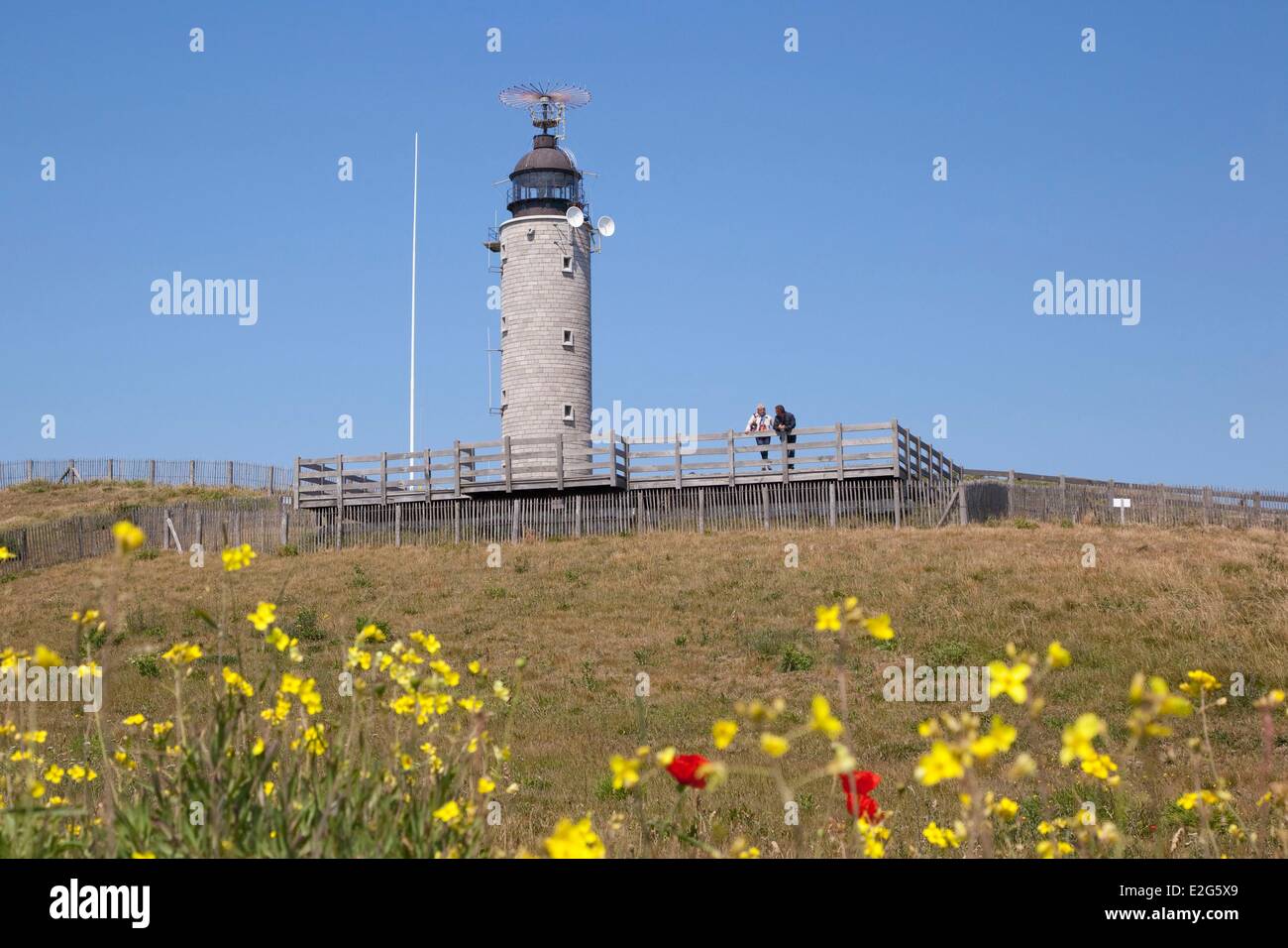 France Pas de Calais Audinghen Cap Gris Nez and observatory Stock Photo ...