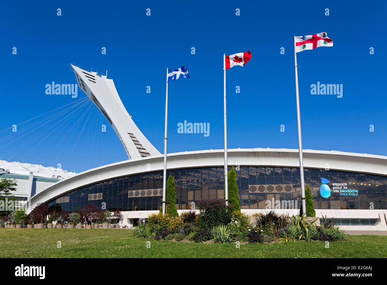Canada Quebec province Montreal Olympic Park the Biodome Stock Photo