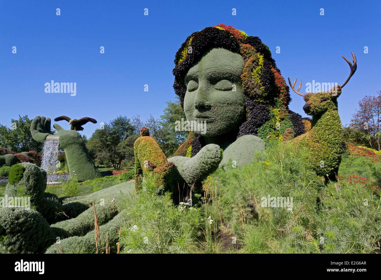 Canada Quebec province Montreal the Botanical Garden the Mosaicultures
