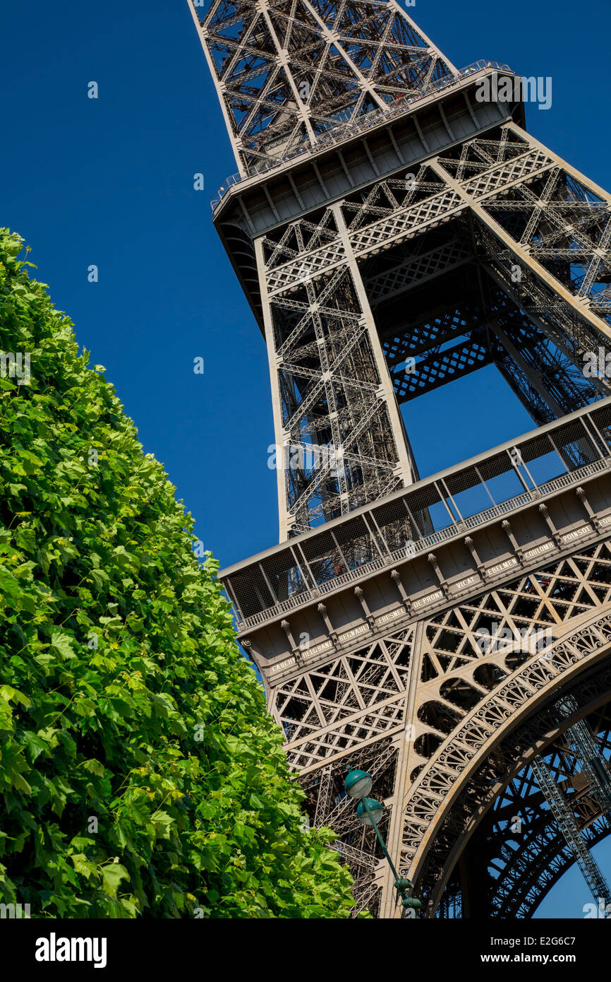 Eiffel Tower, Paris France Stock Photo