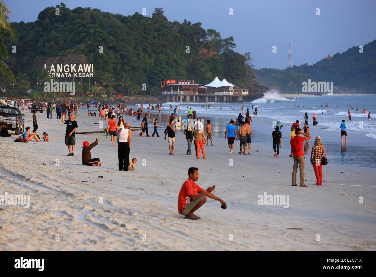 Malaysia Kedah state Andaman Sea Langkawi Island Pantai Cenang 