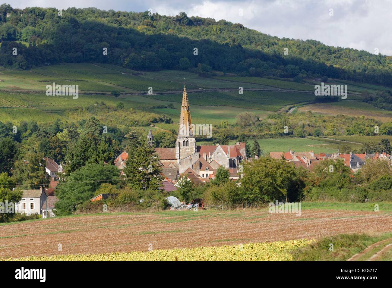 France Cote d'Or Nolay Stock Photo - Alamy