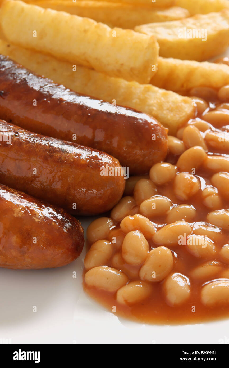Sausage and chips hires stock photography and images Alamy