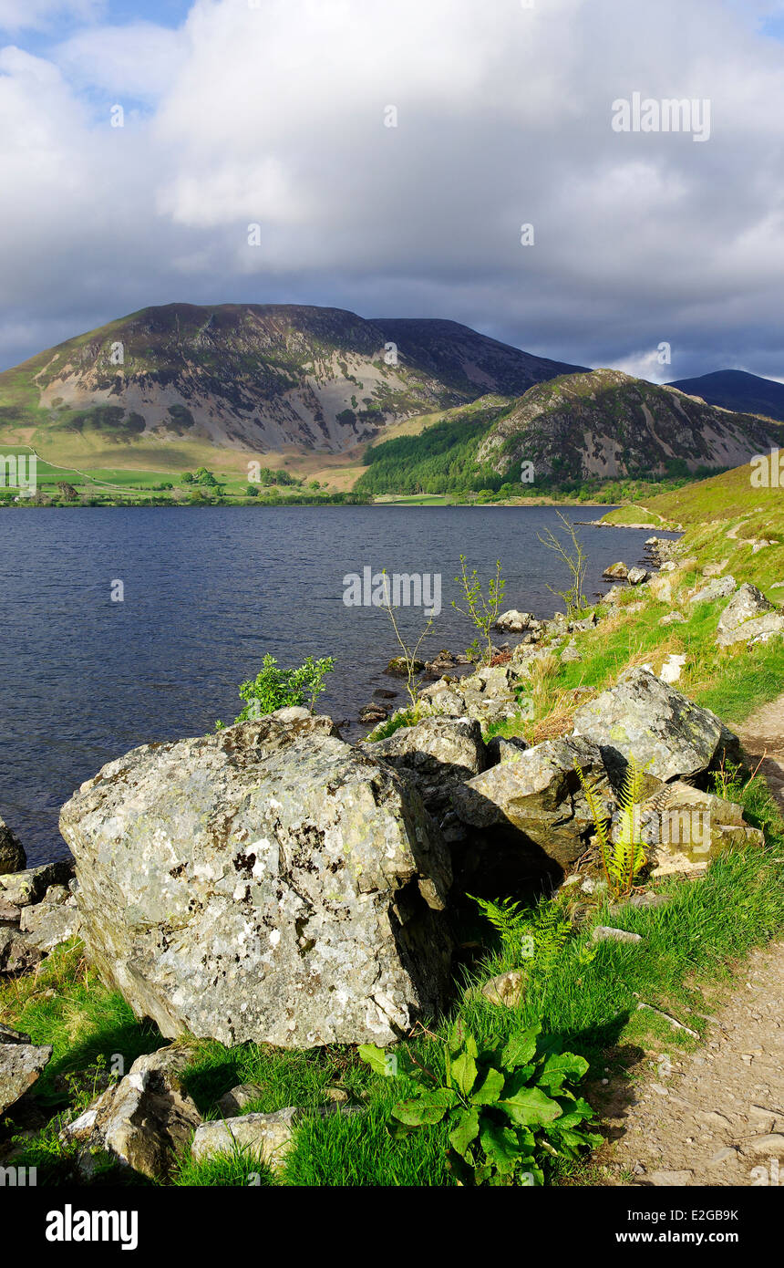 Ennerdale Water with Great Borne Mountain. Ennerdale, Lake District