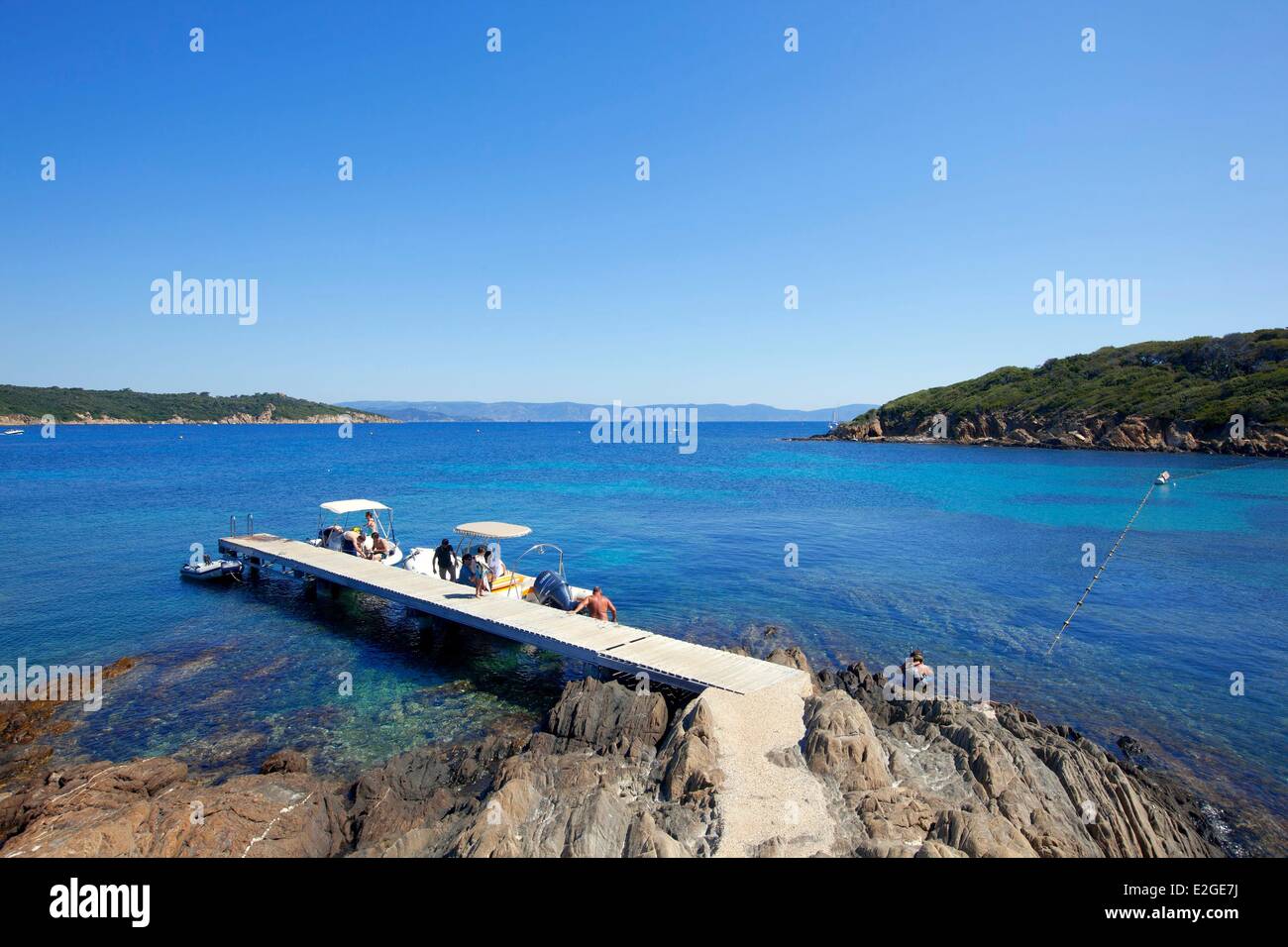 France Var Hyeres Islands National Park Of Port Cros Island Of Port Stock Photo Alamy