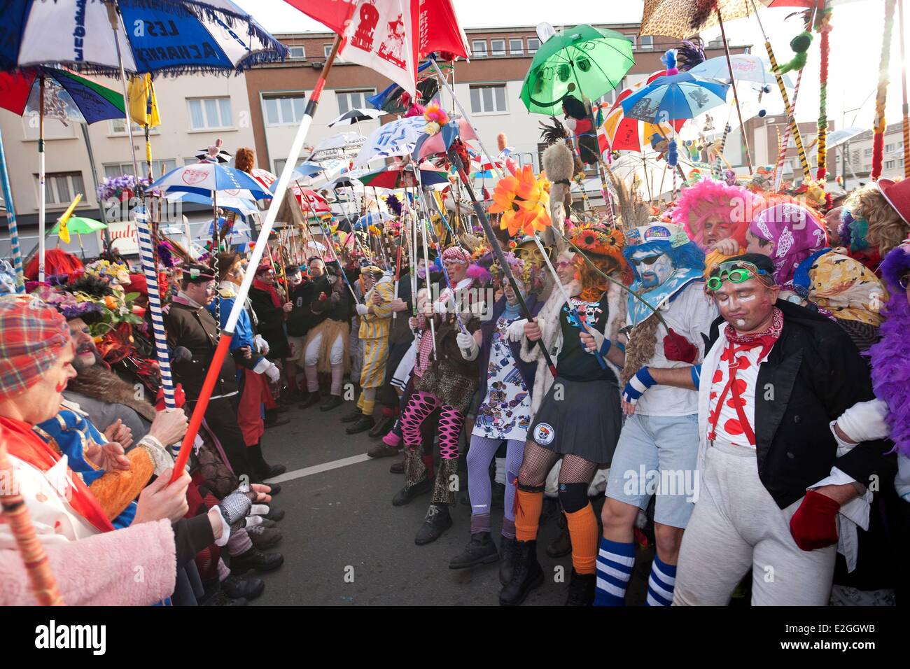France Nord Dunkerque Carnival of Dunkerque Dunkerque carnival goers ...