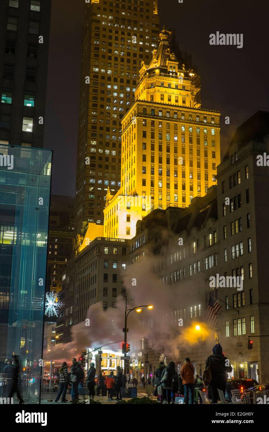 United States New York Manhattan Midtown 5th Avenue Crown Building ...