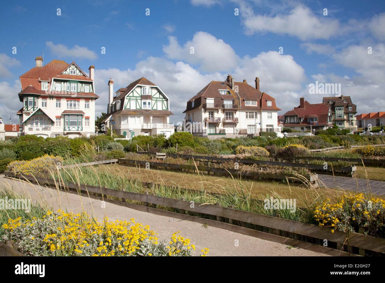 France Pas de Calais Hardelot Place and villas designed by architect