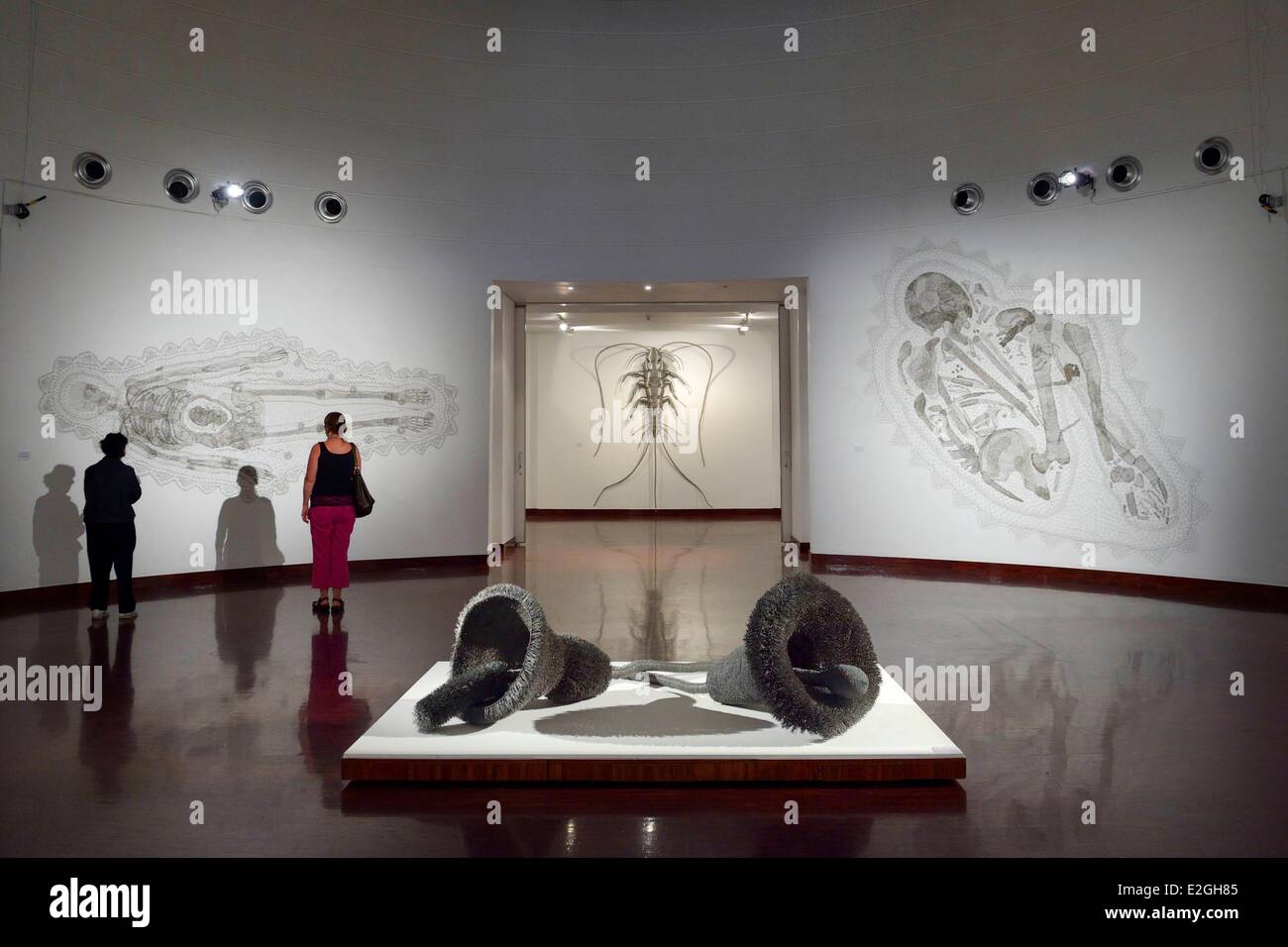 South Africa Gauteng province Johannesburg Standard Bank Gallery In Weave an exhibition of works