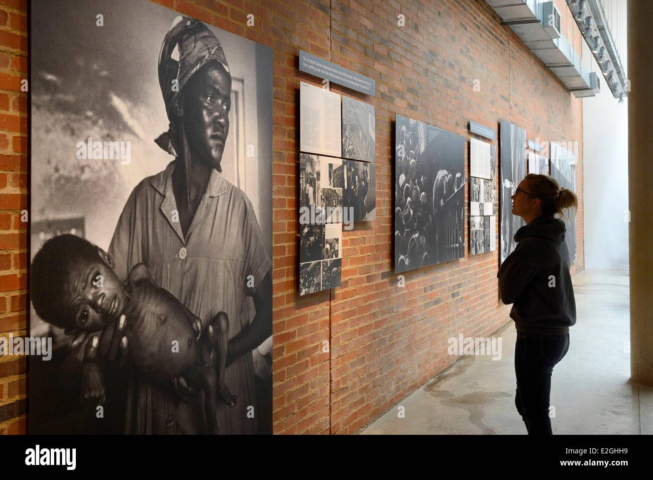 South Africa Gauteng province Johannesburg Apartheid Museum Stock Photo
