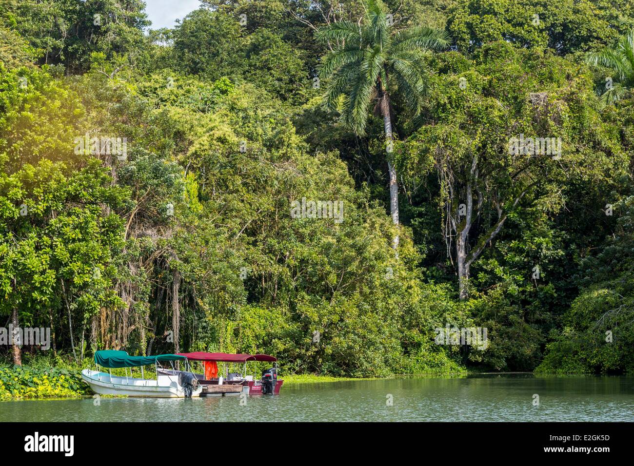 Panama Gamboa Chagres River seen Los Lagartos Restaurant (Gamboa