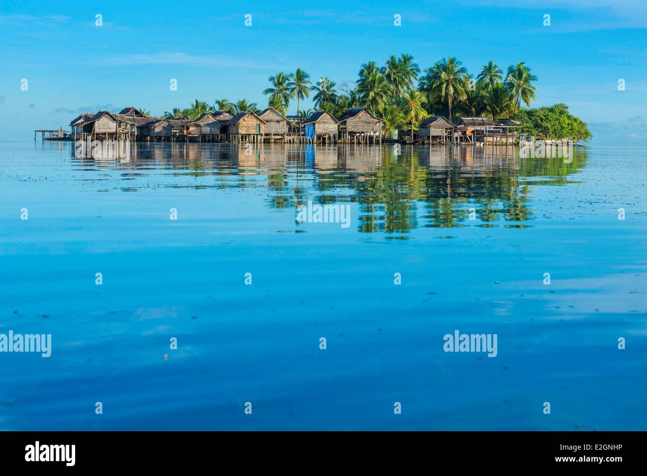 Papua New Guinea New Britain island West New Britain province Talasea district Kimbe area Voge Voge village Stock Photo