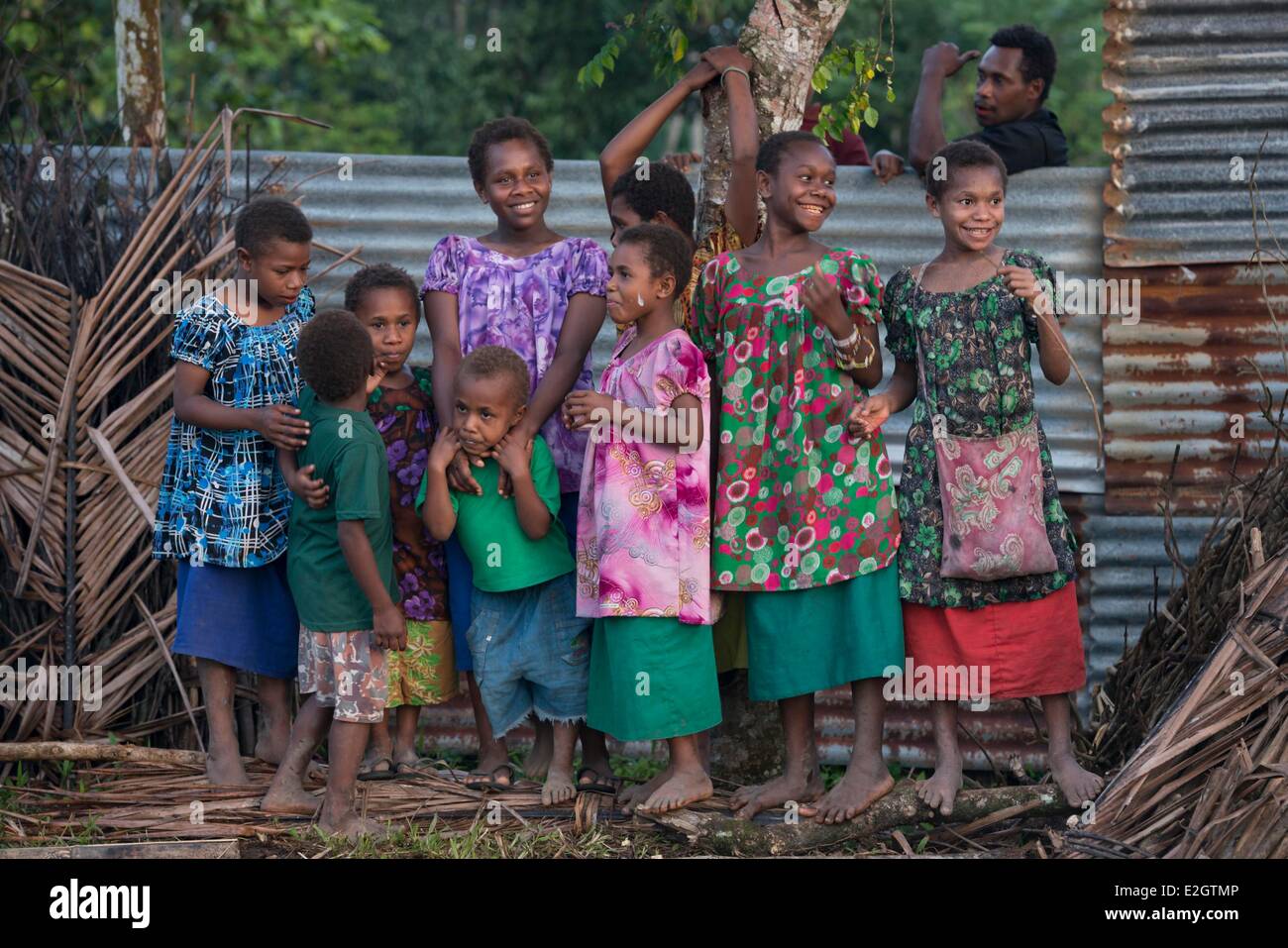 Papua New Guinea Bismarck Archipelago New Britain island Goalim Baining tribe Gaolim festival Stock Photo