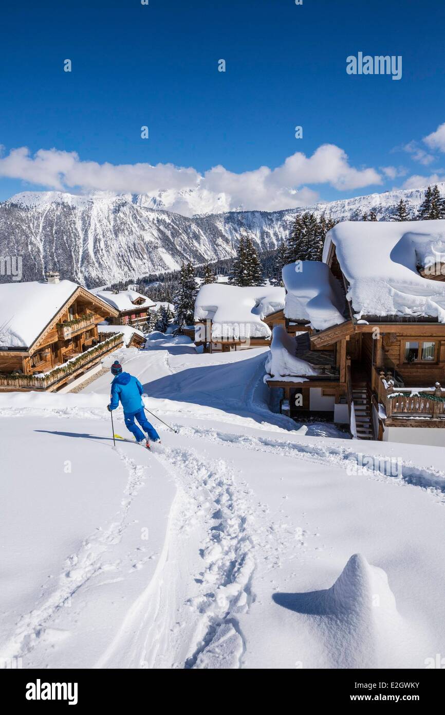 FRANCE. SAVOIE (73) SKI RESORT COURCHEVEL 1850. CHEVAL BLANC LUXURY HOTEL ( LVMH GROUP'S FLAGSHIP Stock Photo - Alamy