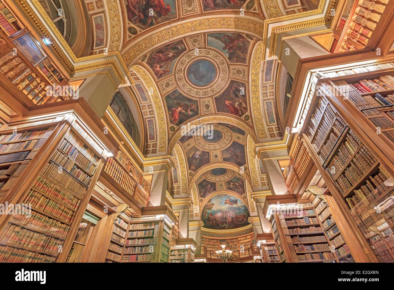France Paris French National Assembly (Palais Bourbon) library by