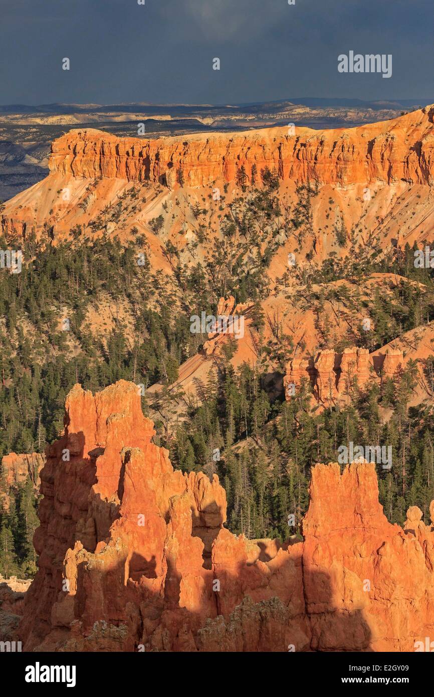 United States Utah Colorado Plateau Bryce Canyon National Park view sunset point Stock Photo