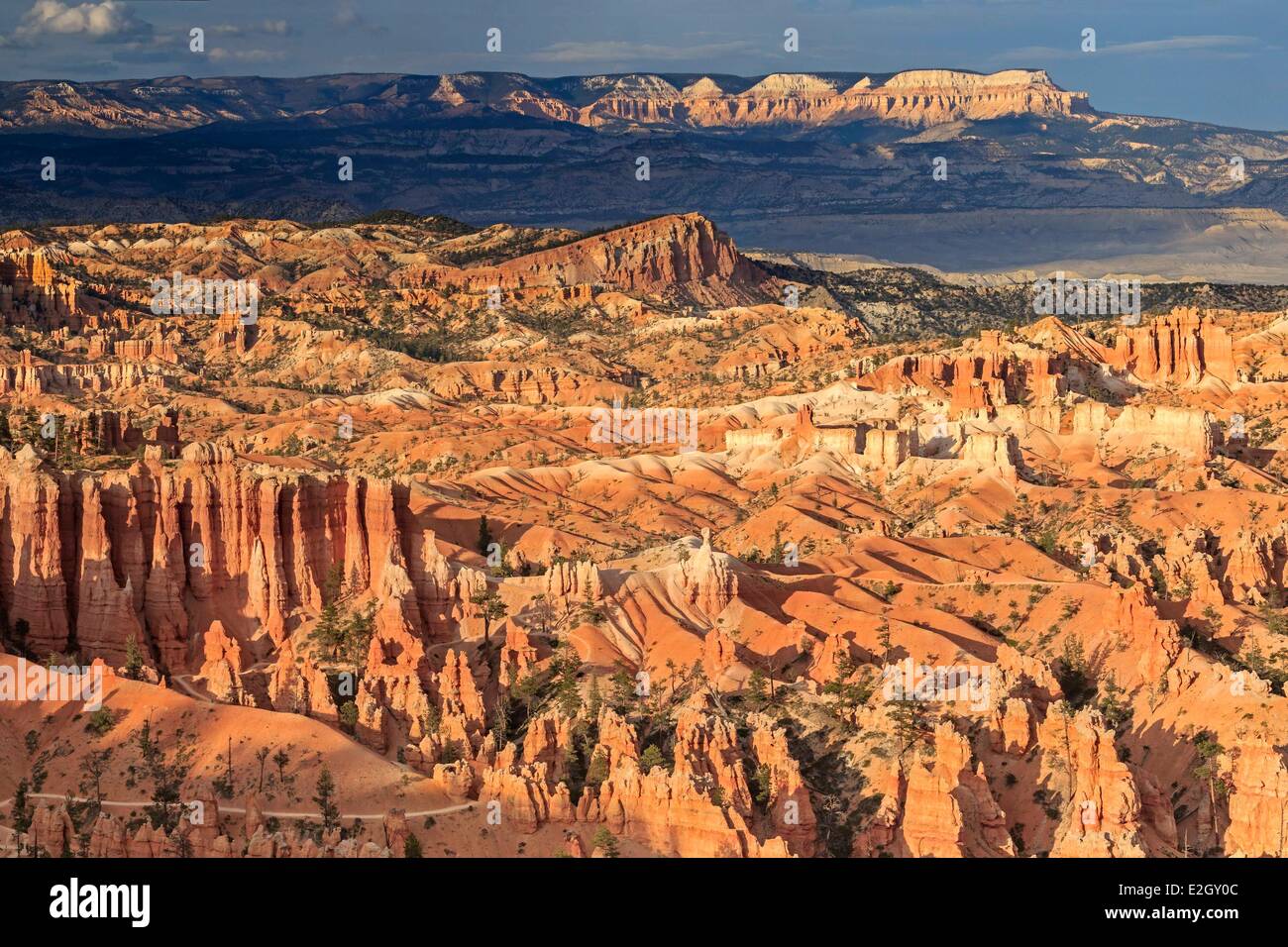 United States Utah Colorado Plateau Bryce Canyon National Park view sunset point Stock Photo