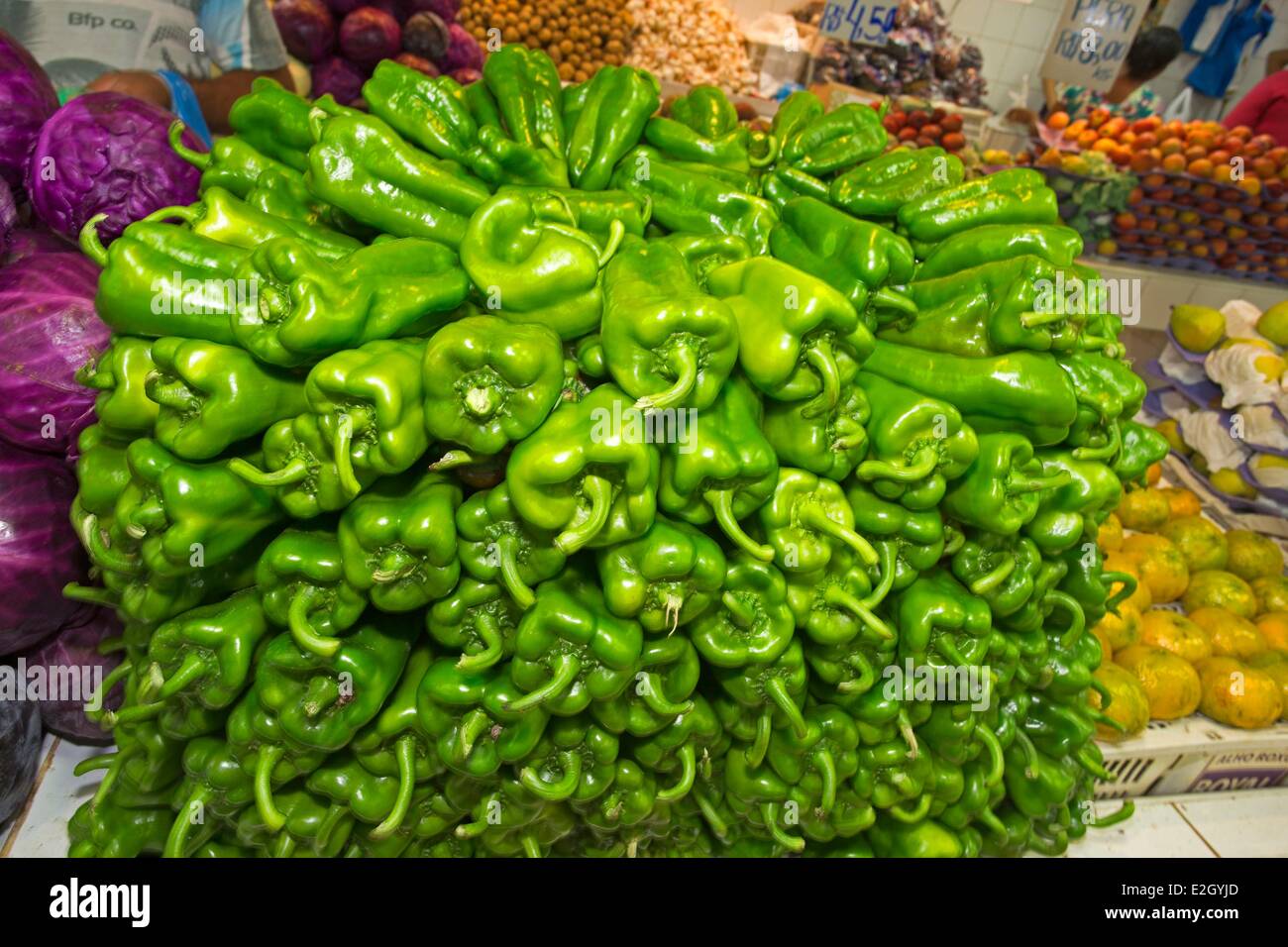 Brazil Amazonas state Amazon river basin Manaus market Stock Photo