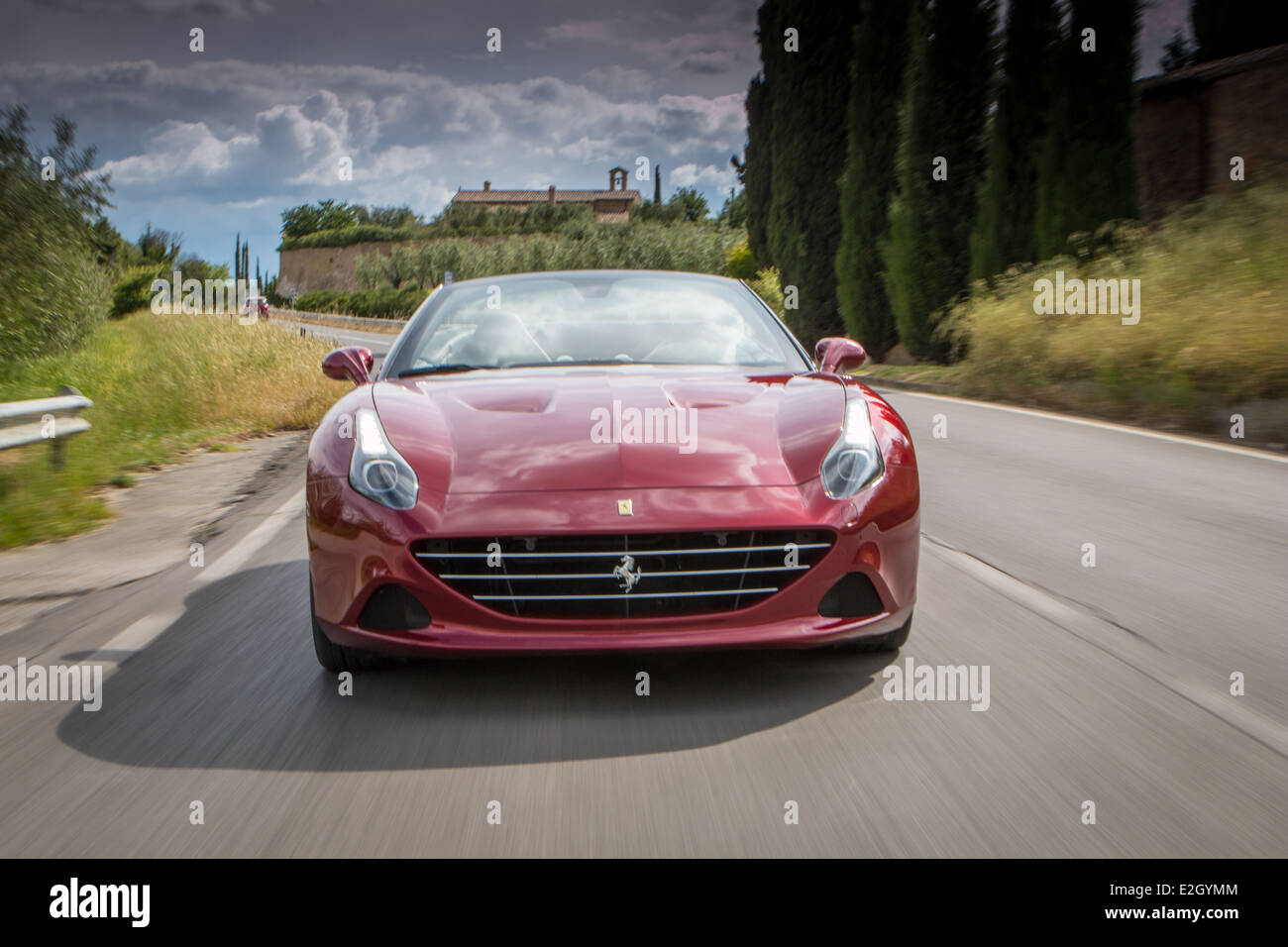 Red ferrari california t hi-res stock photography and images