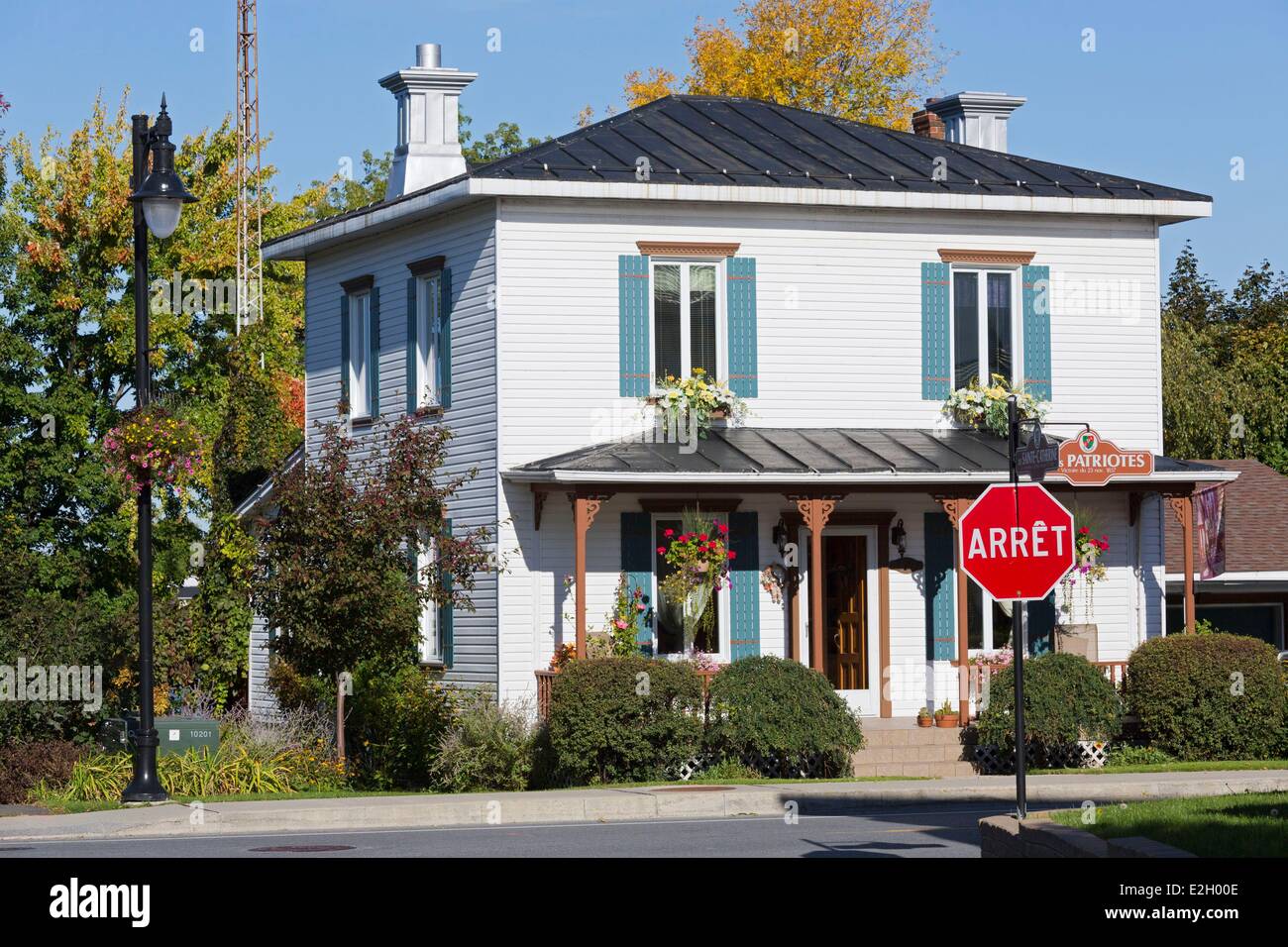 Canada Quebec province Monteregie tourist route of Richelieu River