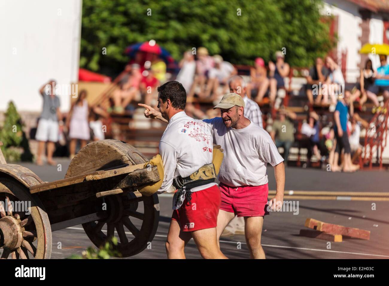 France Pyrenees Atlantiques Saint Etienne de Baigorry Force Basque race