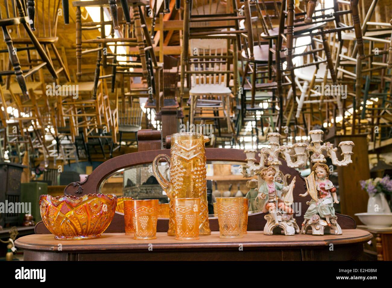 Canada Quebec province Centre du Quebec region Antiques Road Sainte