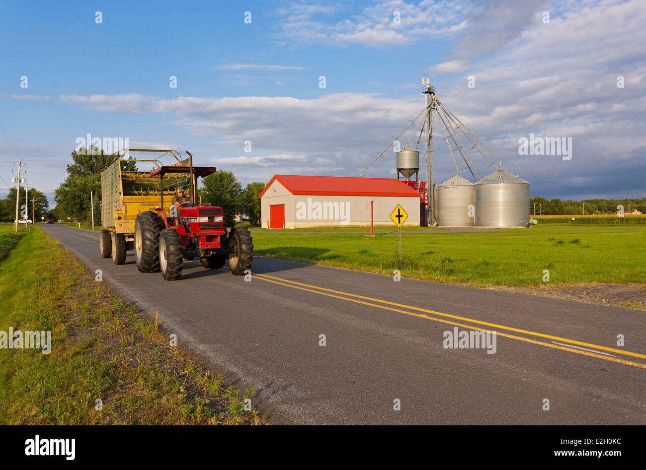 Canada Quebec province Centre du Quebec region agricultural landscape