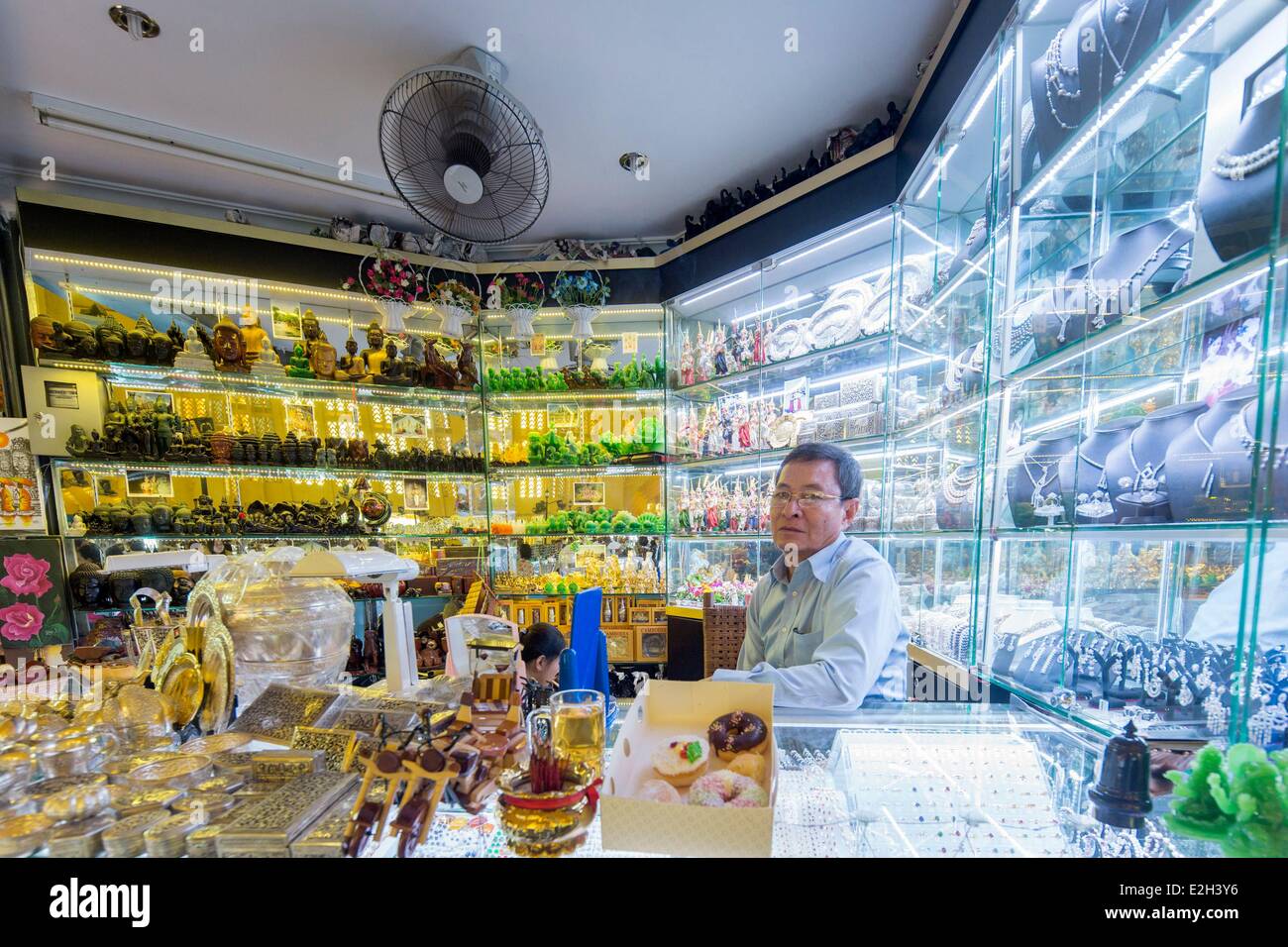 Cambodia Phnom Penh Central Market or Psar Thmei located an Art Deco