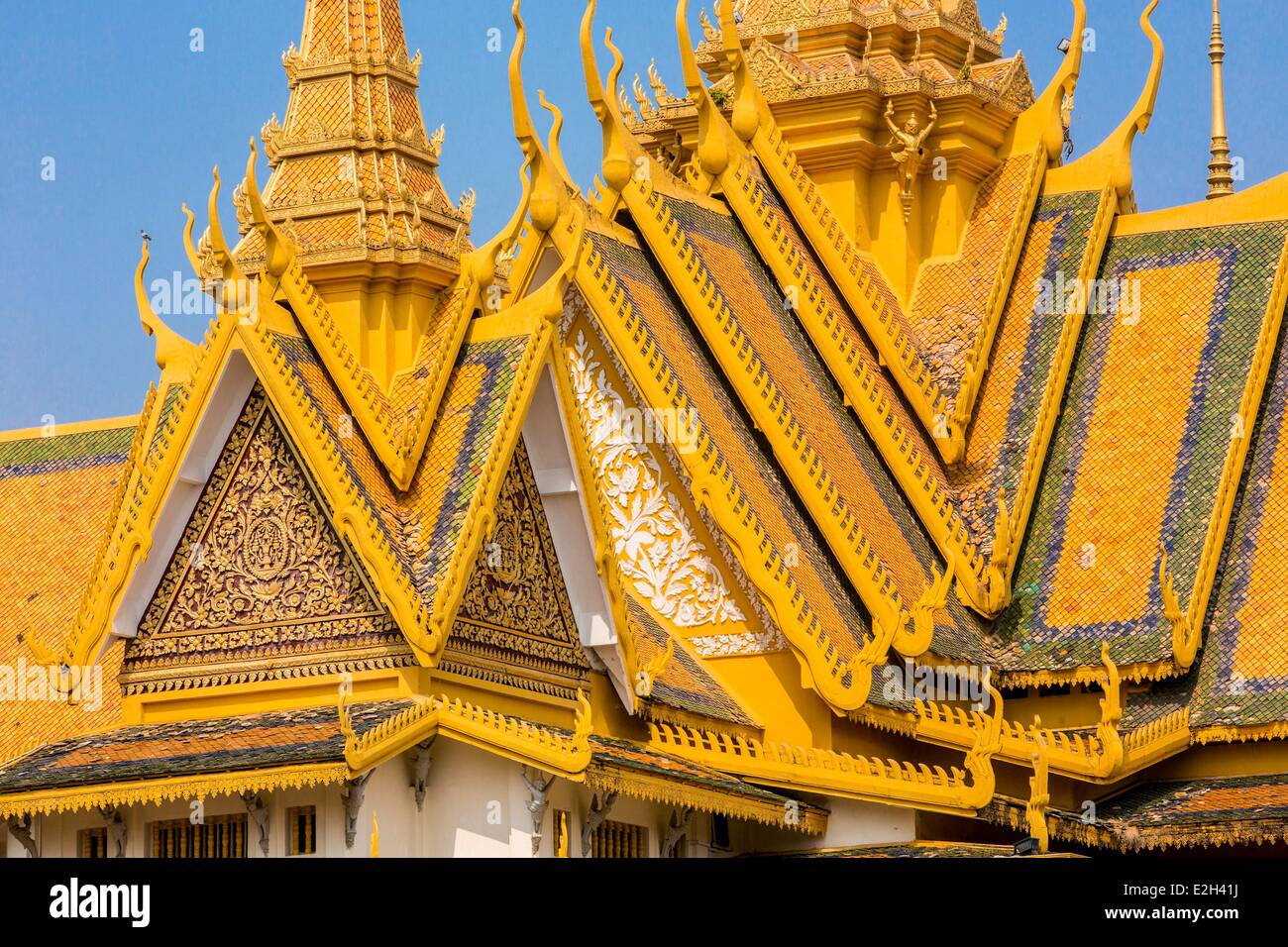Cambodia Phnom Penh Royal Palace Silver Pagoda (Wat Preah Keo in Khmer